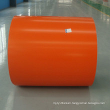 Prepainted GI steel coil / PPGI / PPGL color coated galvanized corrugated metal roofing sheet in coil